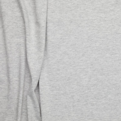 100% Organic Cotton Midweight Jersey – Grey Marle