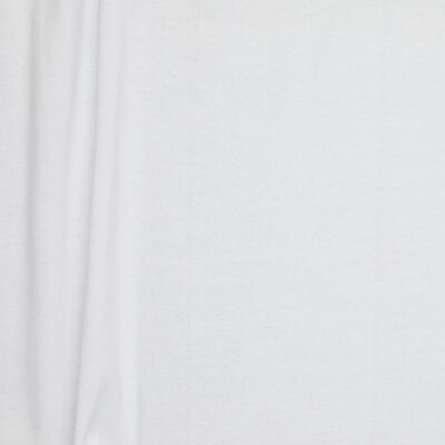 Organic Cotton Rib 1x1 - White