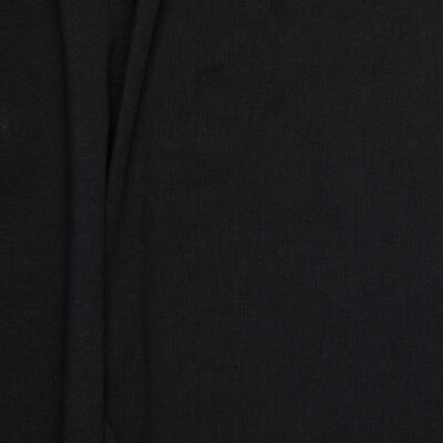 Organic Cotton Rib 1x1 - Black