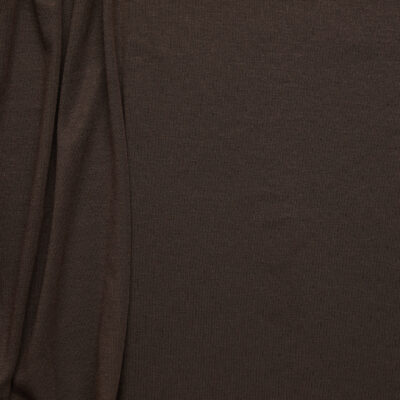 Tencel & Nylon 1x1 Rib - Brown