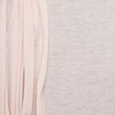 Faye Dyed 1x1 Wool Rib 18.5U Wool - Blush