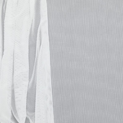 Lightweight Stretch Mesh - White