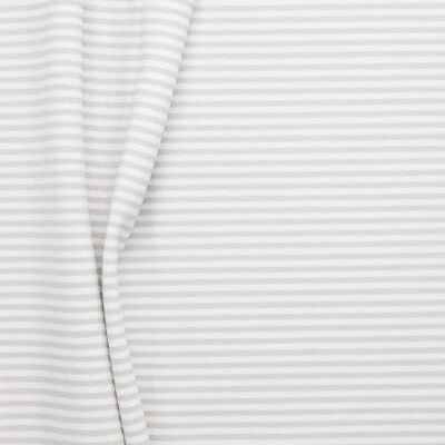 3+3mm 2 Colour Stripe Crepe - Steam