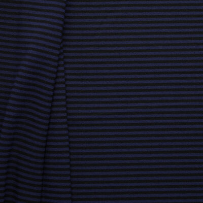 2 Colour Stripe Crepe - Corvette/Black