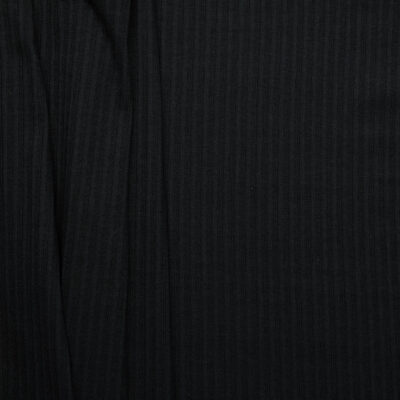 Italian Cotton Fratelli Rib - Black