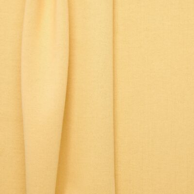 Wool Cotton Brushed Terry - Mustard