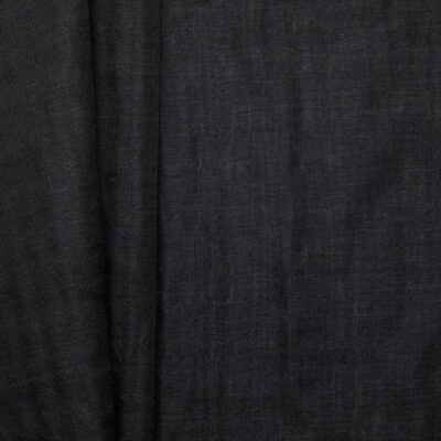 "Triplo" Delicate Italian Triple Layered Fine Linen + Silk - Black/ Silver
