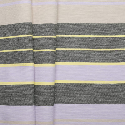 Cotton Stripe - Orchid/ Grey/ Marigold