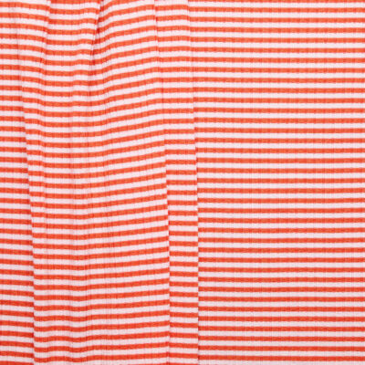 Candy Stripe 6+4 Rib - Orange/ Red (Copy)