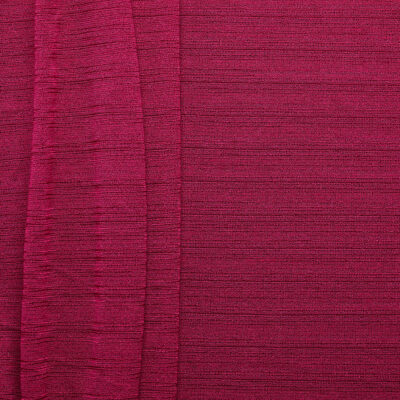 Cleo Polyester Viscose Slub Knit - Raspberry