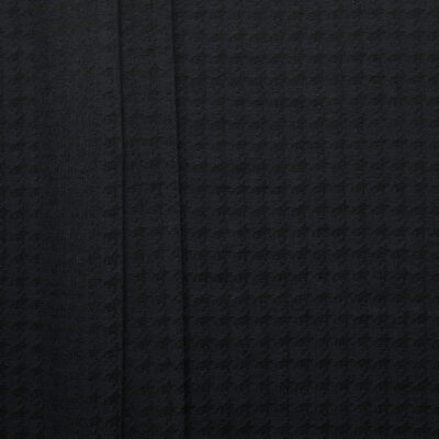 Flat Houndstooth Knit - French Navy