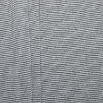 100% Cotton Pinstripe Jersey - Grey