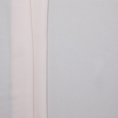 Silk Viscose Crepe de Chine - Chalk