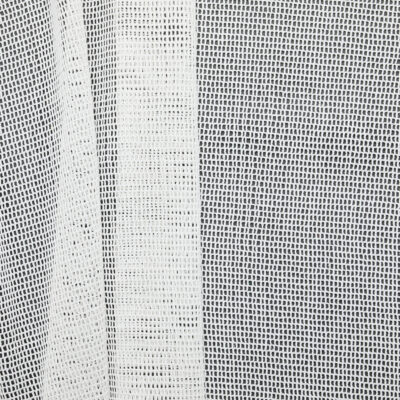 Cotton Grid Mesh - White