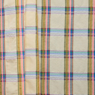 Cotton Rich Check - Yellow/ Pink - SOLD