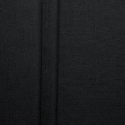 Herringbone Wool Suiting - Black