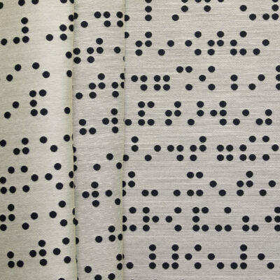 Striped Braille Jacquard - Letter